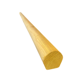 Wood core roll-treated